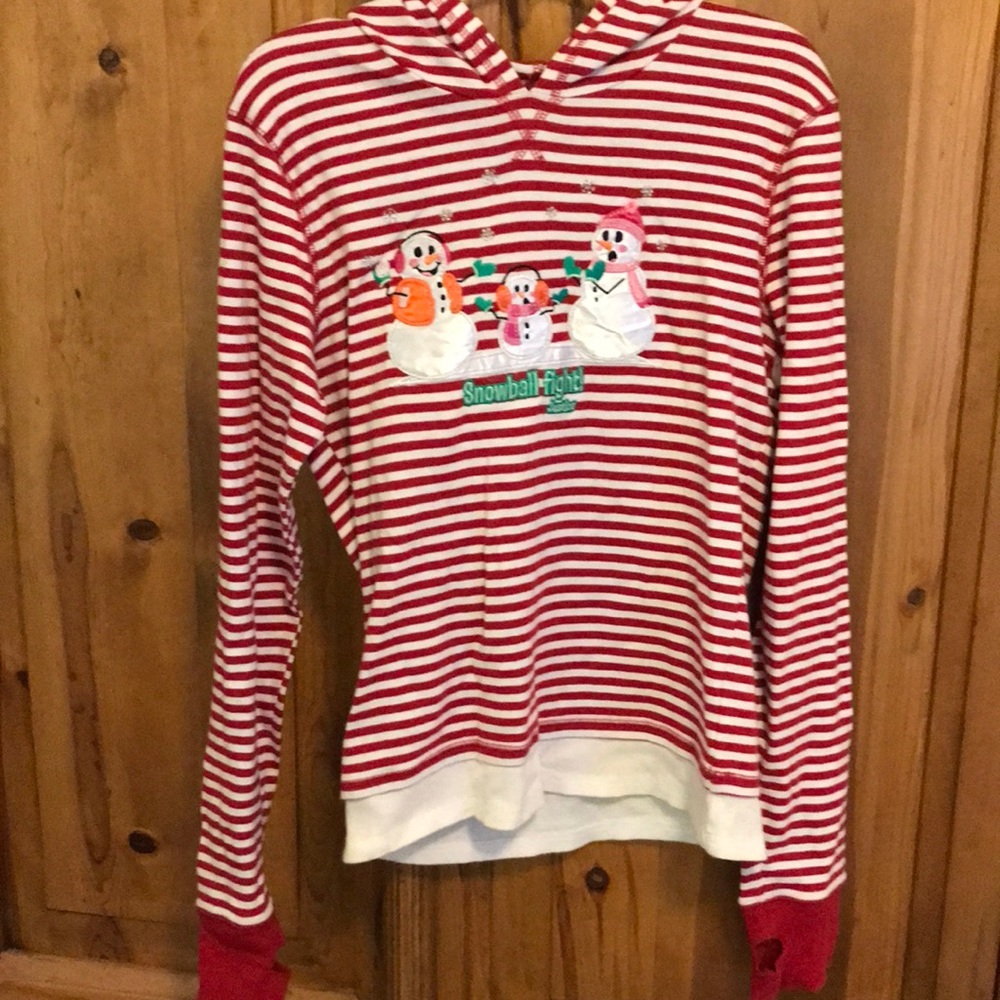 Justice hooded long sleeve tee for girls, size XXL ☃️